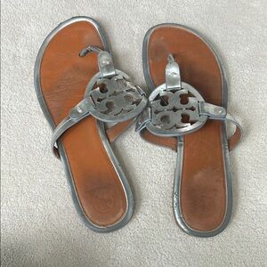 Tory Burch Silver Sandals for Women